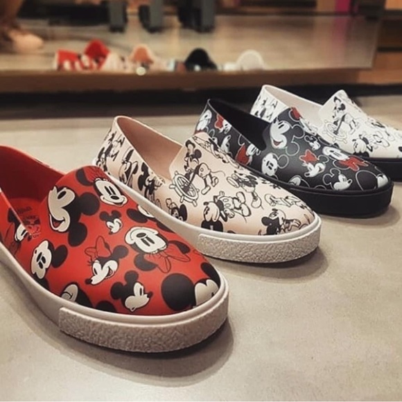 NWT MELISSA | Disney Mickey Minnie Mouse Ground Sneakers Size 7 Unisex - Picture 5 of 12